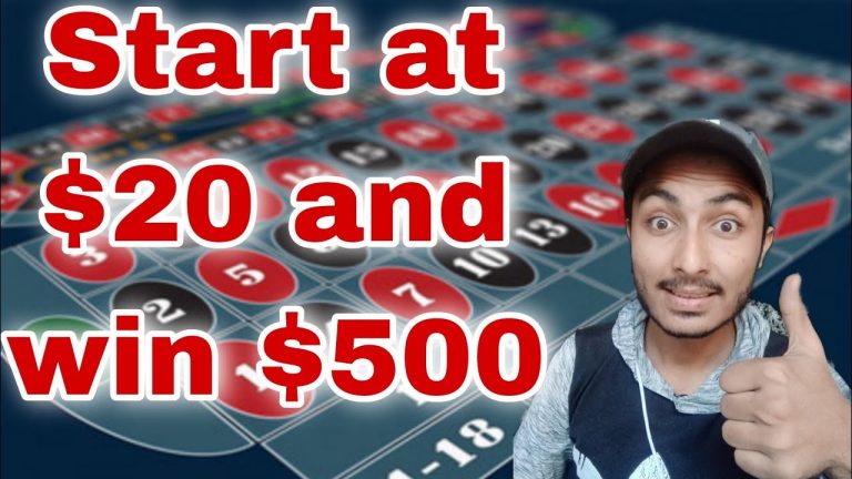 Start at $20 and win $500 W/ This Roulette Strategy || ROULETTE WIN $3500 BEST STRATEGY