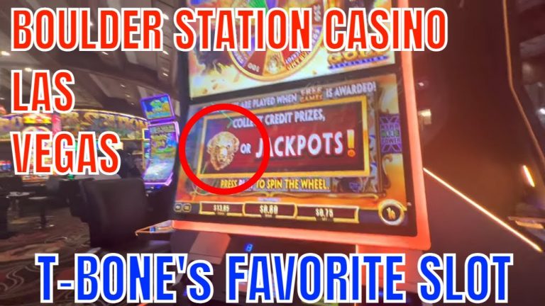 T-Bone in LAS VEGAS – BUFFALO SLOTS Favorite game – This one is BULL “STUFF” BOULDER STATION CASINO