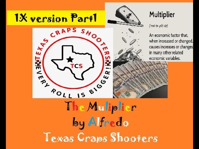 TCS The Multiplier – Craps Strategy 1X version Part1 #craps #crapsstrategy #texascrapsshooters #dice