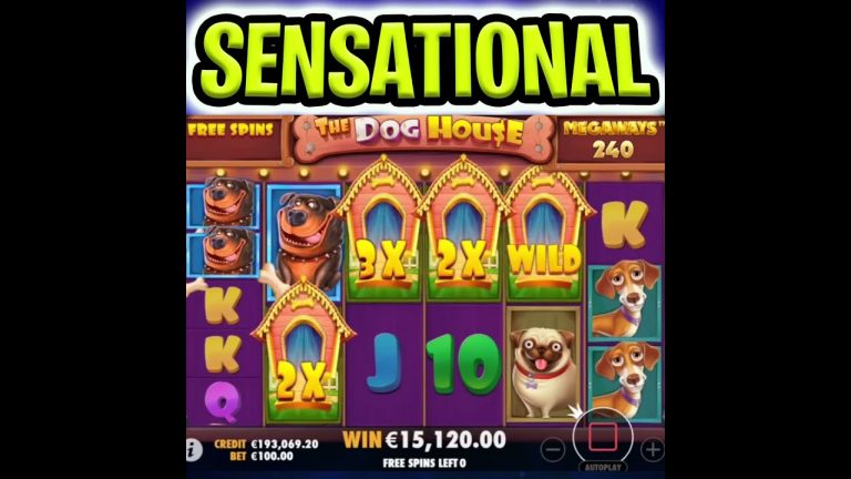 THE DOG HOUSE MEGAWAYS SLOT HUGE BIG WIN BONUS GOES CRAZY #shorts