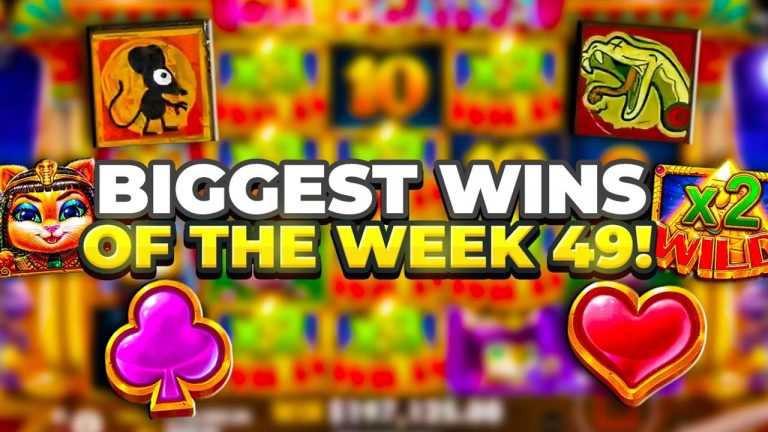 TOP 5 BIGGEST WINS OF THE WEEK 49 || INSANE $1,468,215 WIN ON BOOK OF TIME!!