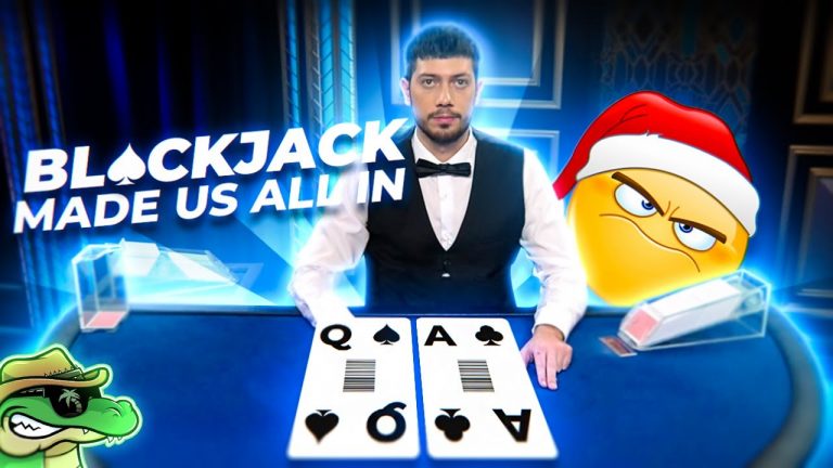 This Blackjack Made us go ALL IN! – Xmas Blackjack #3