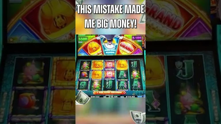 This mistake made me BIG MONEY! #casino #gambling #jackpot #slotmachine