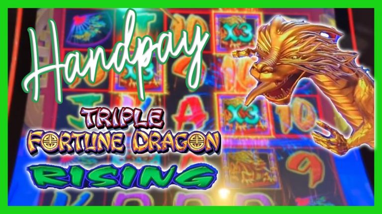 Triple Fortune Dragon Rising Jackpot Handpay Random Shaker Bonus in HL Room