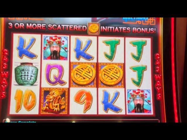 Triple Fortune Dragon Unleashed $5 jackpot plus a bonus!! Clearwater Casino on a Tues afternoon