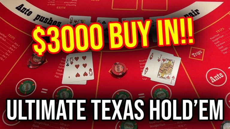 ULTIMATE TEXAS HOLDEM LIVE! Dec 4th 2022