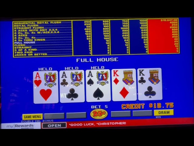 Video Poker: Double Double Bonus Poker Sequential Royal Session