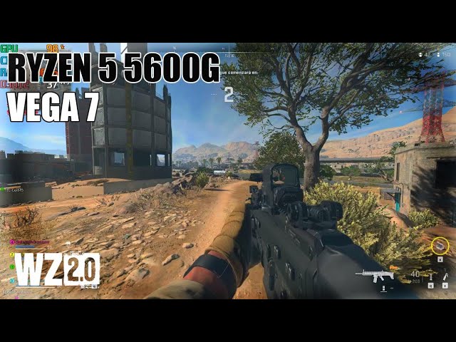 WARZONE 2.0 | Ryzen 5 5600g – 16GB Ram – Vega 7 2GB VRam