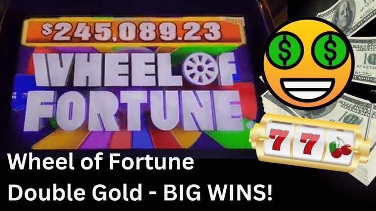 Wheel of Fortune Double Gold – Multi Bonus Spins – Mandalay Bay Las Vegas – Slot Machine BIG WINS!