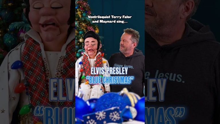 Wow! Ventriloquist Terry Fator sings Elvis Presley’s “Blue Christmas”!