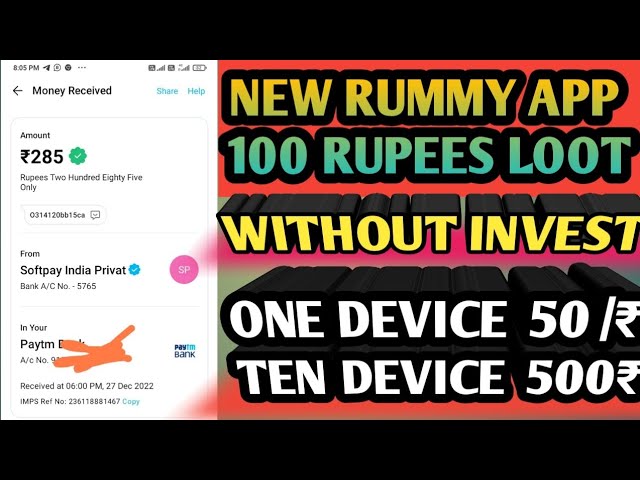 new rummy application ||best rummy app today ||new tinpatti app||signup 50||one device hacked trick