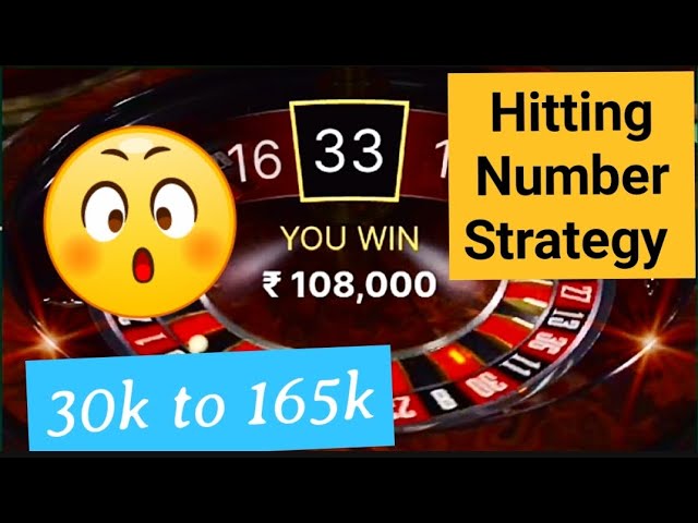 #roulette #king | 30k to 165k | How to hit single number in roulette | Best #Tricks for #roulette