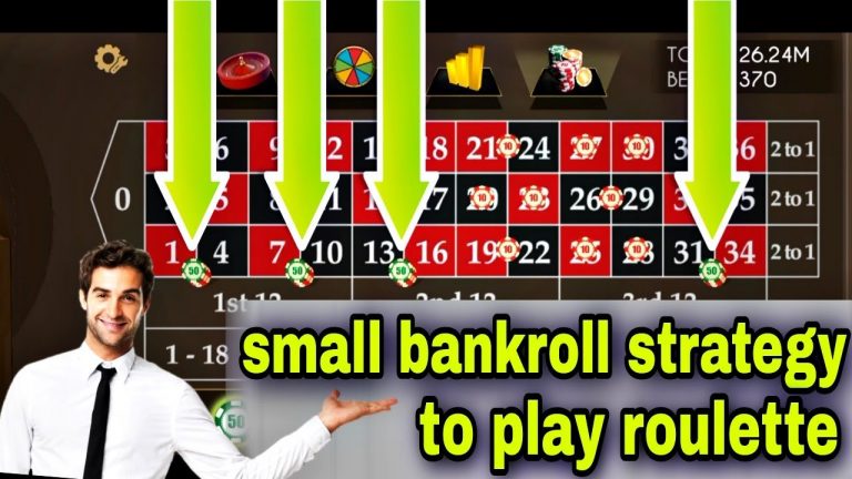 small bankroll strategy to play roulette || roulette strategy to win