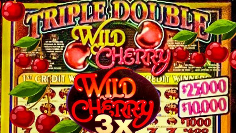 $10 Spins Triple Double Wild Cherry Old School Casino Slot