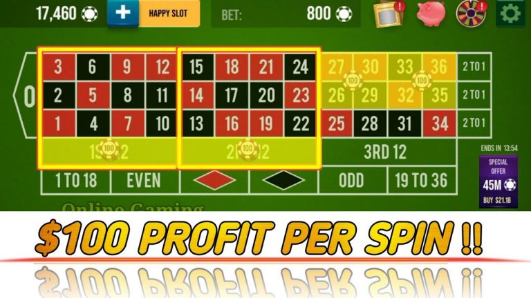 $100 PROFIT PER SPIN!! || Roulette Strategy To Win || Roulette Tricks