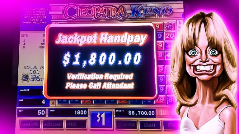 2023 New Year Cleopatra Keno 5 Numbers Super Dave Louisiana Jackpot