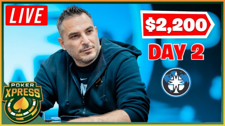 $2,200 Warm-Up Event Merit Poker LIVE – DAY 2!