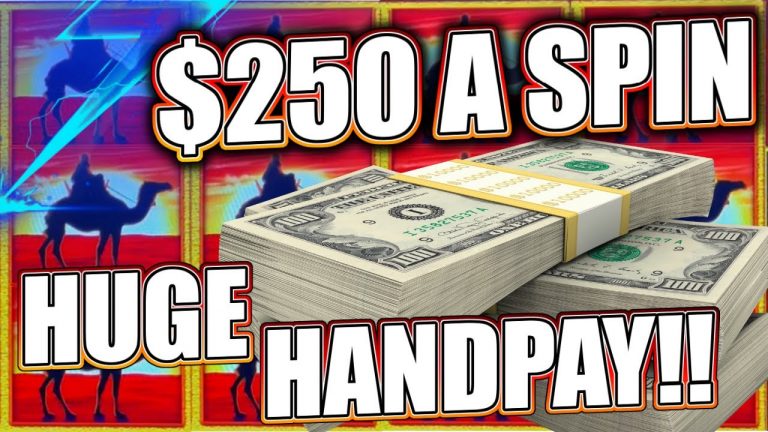 $250 SPINS! BIG BETS = BIG JACKPOTS WINS ON HIGH LIMIT LIGHTNING LINK!