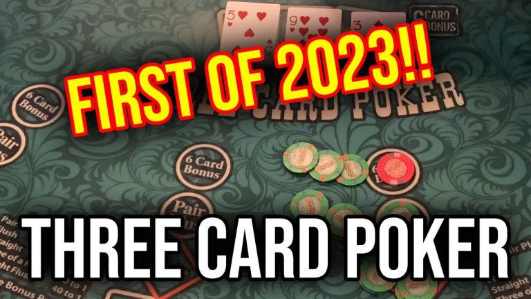 3 CARD POKER!! January 3rd 2023