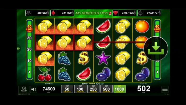 40 Burning Hot 6 Reels – EGT slot machine casino