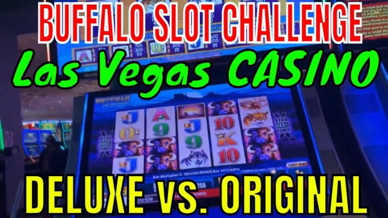 40 games – 40 games BUFFALO Challenge DELUXE vs. Original BUFFALO SLOT MACHINE Las Vegas WINNING