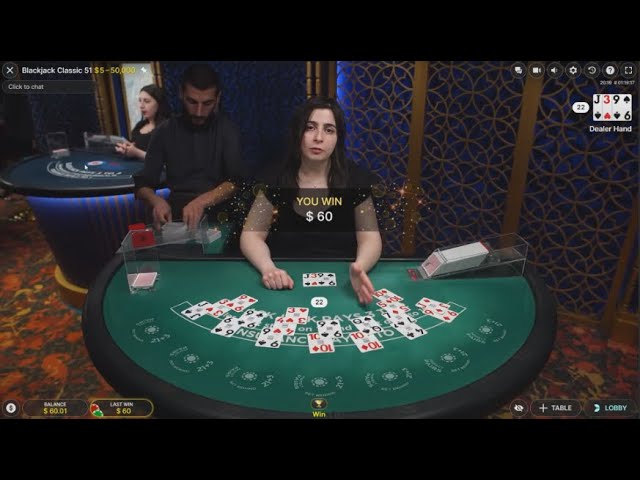 $50 BUDGET BLACKJACK #4 (HUGE COMEBACK)