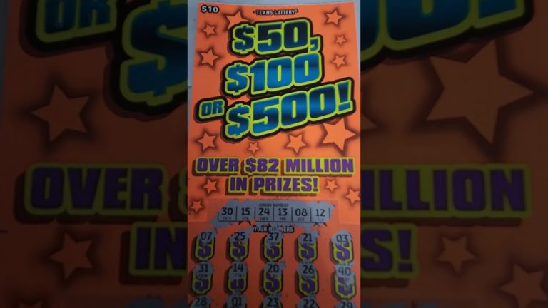 $500 $50 $100 Texas Lottery Wins