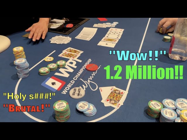 All In For 1.2 MILLION vs Best Poker Player In The World!! Moneymaker & Chidwick!! Poker Vlog Ep 239