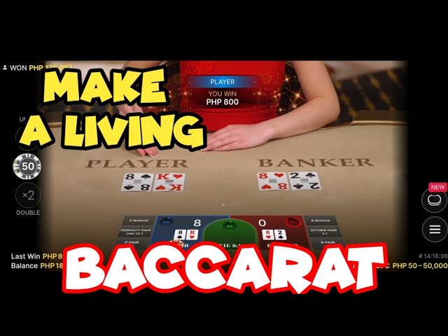 BACCARAT | 1,000 BUY IN | LONG GAME PAYS OFF | MAKING A LIVING IN BACCARAT