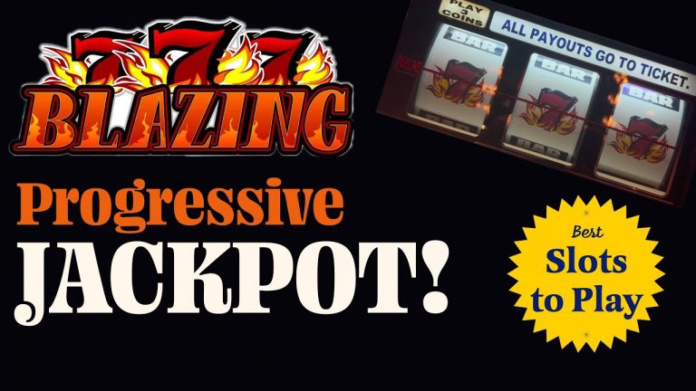 BEST SLOTS TO PLAY The Blazing 7’s Slot Machine. PROGRESSIVE JACKPOT WIN