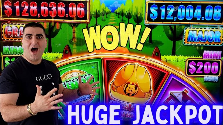 BIG JACKPOT On Huff N More Puff Slot – Las Vegas Slots HUGE WINS | SE-1 | EP-29