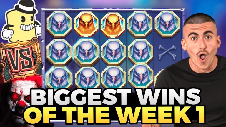 BIGGEST WINS OF THE WEEK 1 || NEW GAME PAYS US INSANE!