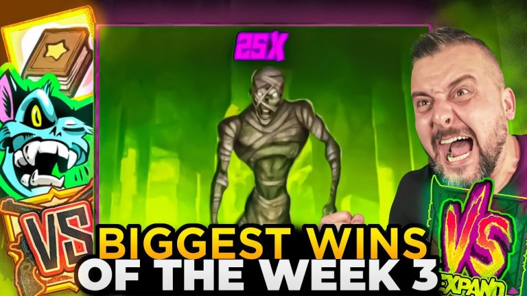 BIGGEST WINS OF THE WEEK 3 || FULL SCREEN INSANE WIN ON UNDEAD FORTUNE!!