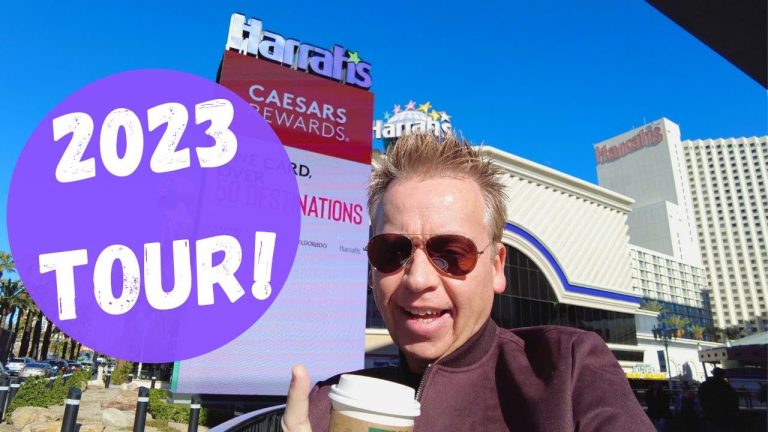 BRAND NEW! HARRAHS LAS VEGAS 2023 | Where’s My Coffee? Where’s My Room?