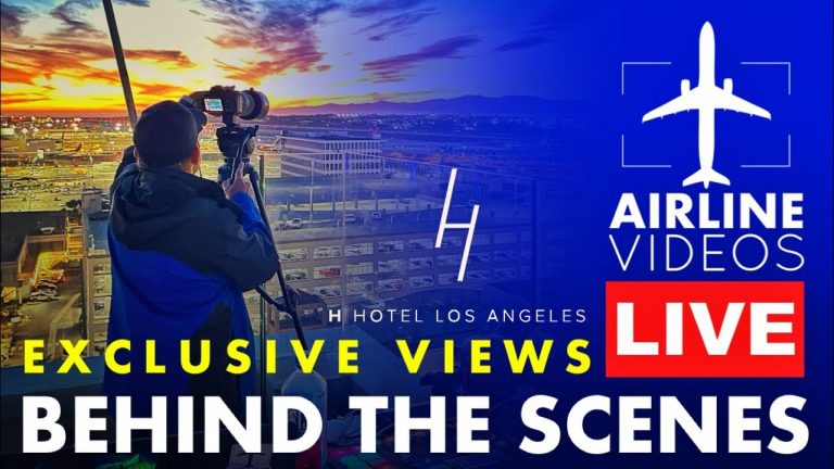 Behind the Scenes of Airline Videos Live at LAX