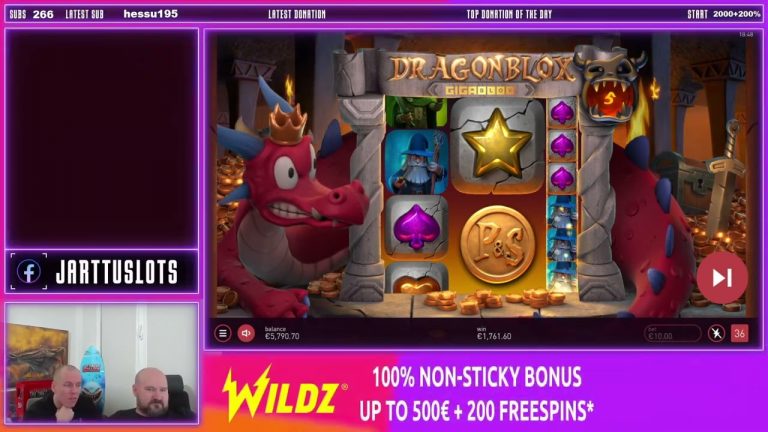 Big Win From Dragon Blox Gigablox Slot!!