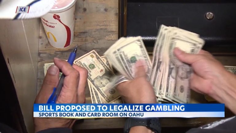 Bill proposed to legalize gambling in Hawaii