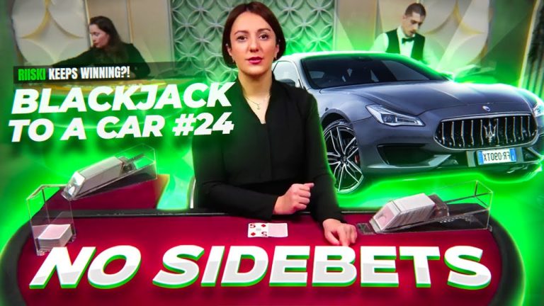 Blackjack W/ NO Sidebets PAID! – Blackjack to a Car #24