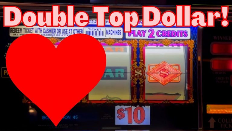 Blazing 7’s Top Dollar & Double Top Dollar!