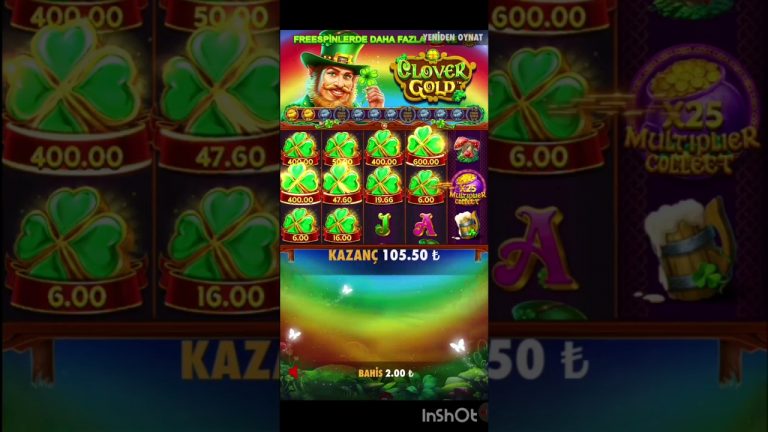 CLOVER GOLD’DA GELENE BAK #slot #rulet #casino