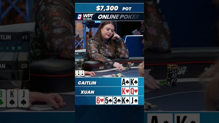 Caitlin and Xuan Play for a $12,975 Pot! – Ladies’ Cash Game #shorts