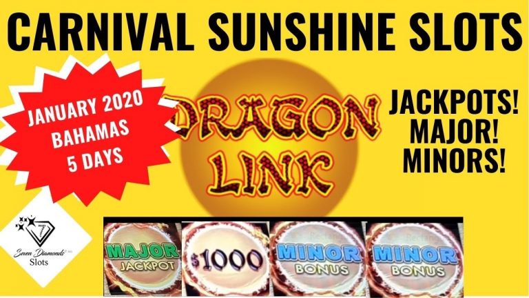 Carnival Sunshine Slots! DRAGON LINK SLOTS! MAJOR JACKPOT! MINOR BONUSES! $1000 ORB!