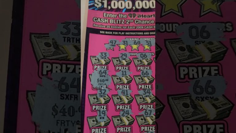 Cash Blitz 200x Lottery Ticket #scratcher #scratchoff #winner