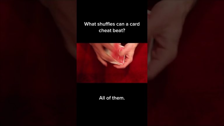 Cheating at Cards: Never Use This ONE Shuffle! #shorts