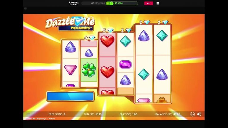 Chumba Sweepstakes Casino: Dazzle Me Big Win