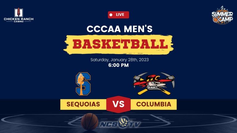 College of Sequoias vs Columbia College Men’s Basketball LIVE 1/28/23