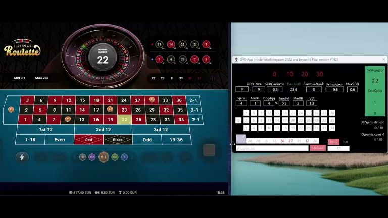 DAG App | Sess. #35 | Vulkan Vegas Casino | online roulette systems & strategies | Only 4 spins prog