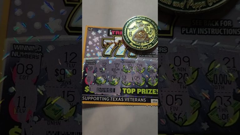 Double 7’s Win Texas Lottery Scratch Off