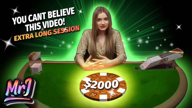 EXTRA LONG SESSION! – Awesome Live Dealer Blackjack Session! #blackjack