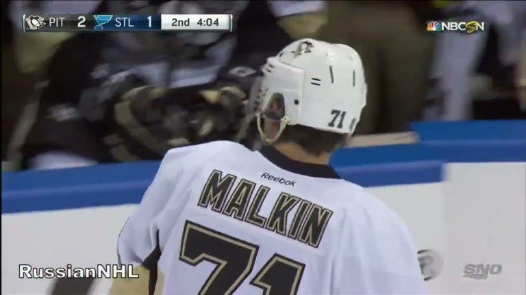 Evgeni Malkin’s beautiful goal vs Blues (18 jan 2016)